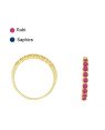 Alianca Fundicao - 9 Zirconia - Borda Trefilada - Rubi - 00 - 1mm x 1mm - 1.24gr
