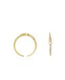 Anel Fundicao De Falange - 7 Zirconia - Aro Aberto  - 00 - 1mm x 1mm - 0.54gr