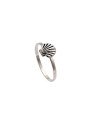 Anel AG (Envelhecido) Fio c/ Concha  - G6 - 1mm x 1mm - 0.84gr