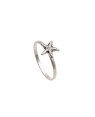 Anel AG (Envelhecido) Fio c/ Estrela do Mar  - G6 - 1mm x 1mm - 0.72gr