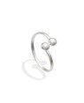 Anel AG Falange c/ Dois Redondos Meia Bola - G5 - 1mm x 1mm - 0.88gr