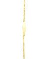 Pulseira Chapa Lisa Infantil - CE - 5mm x 140mm - 1.40gr