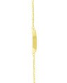 Pulseira Chapa Lisa Infantil - CE - 5mm x 140mm - 1.80gr