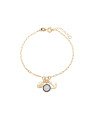 Pulseira p/ Cacho c/ Ancora/Buzio Macico/Bussola p/ Resina  - CE - 17mm x 200mm - 2.18gr