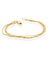 Pulseira Tres Correntes - CE - 5mm x 180mm - 3.32gr