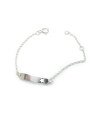 Pulseira Chapa com Estrela Vazada com Alongador - G3 - 5mm x 160mm - 1.90gr