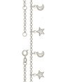 Pulseira Ag 2 Lua 2 Estrela Dp Along 2cm - G3 - 10mm x 260mm - 2.53gr