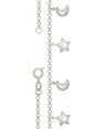 Pulseira Tres Estrelas Tres Lua com Alongador - G3 - 10mm x 200mm - 2.62gr