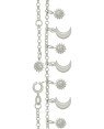 Tornozeleira com Cinco Sol Mini Tres Luas com Alongador - G3 - 15mm x 260mm - 3.26gr