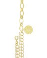 Pulseira Dupla c/ 1 Pai Nosso 15mm c/ Along. 4cm - CE - 15mm x 220mm - 4.90gr