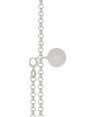 Pulseira AG 18cm c/ 1 Pai Nosso 15mm - G3 - 15mm x 180mm - 3.57gr