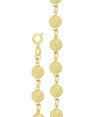 Pulseira c/ 13 Moeda Lira 7mm - CE - 7mm x 180mm - 5.00gr