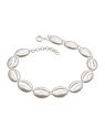 Pulseira AG c/ 12 Buzios c/ 2cm Alongador - G1 - 9mm x 200mm - 7.52gr