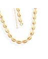 Pulseira c/ 12 Buzios c/ 2cm Alongador - CE - 9mm x 200mm - 7.35gr