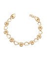 Pulseira c/ 8 Coracoes Vazados - CS - 8mm x 180mm - 8.50gr