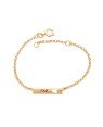 Pulseira c/ Along p/ Placa Est. Paz e Espirito Santo (Resina) - CE - 4mm x 160mm - 1.99gr