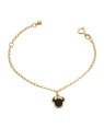 Pulseira c/ Minnie e 1 Bola ABS 4mm  - CS - 8mm x 140mm - 1.84gr