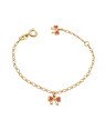 Pulseira c/ 2 Lacinhos 8mm c/ Resina 12cm + 2cm Along  - CS - 8mm x 140mm - 1.18gr
