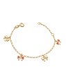 Pulseira 2 Lacos c/ Resina 2 Lacos Liso 12cm + 2 cm Along  - CS - 8mm x 140mm - 1.77gr