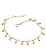 Pulseira 18cm + 2cm Along c/ 15 Bolas ABS 4mm  - CE - 4mm x 200mm - 2.40gr