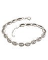 Pulseira AG (Envelhecida) c/ 18 Buzios 8mm Vaz (18+2cm) - G3 - 6mm x 200mm - 5.40gr