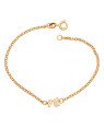 Pulseira Elo portugues Fe Reticulado - CE - 10mm x 180mm - 2.10gr