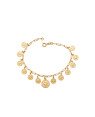 Pulseira c/ Corrente Cartie p/ 13 Moedas Lira  - CE - 11mm x 180mm - 6.80gr