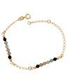 Pulseira c/ 12 Baloes Acrilicos Coloridos - CS - 4mm x 200mm - 1.70gr