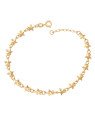 Pulseira c/ 17 Estrelas Diamantadas (18+2) - CE - 6mm x 200mm - 3.00gr
