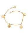 Pulseira c/ 4 Sao Bento 9mm 1 cruz - CE - 13mm x 180mm - 4.30gr