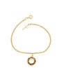 Pulseira Medalha Vaz.Livrai-nos do Mal Amem (Resina) 1 Cruz  - CE - 13mm x 180mm - 2.44gr
