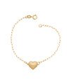 Pulseira Cartie c/ Coracao10mm Estampado Bolinhas - CE - 10mm x 180mm - 1.70gr