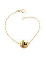 Pulseira Cartie  Signos (Gemeos c/ Resina) - CE - 15mm x 180mm - 2.22gr