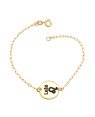 Pulseira Cartie Signos (Leao c/ Resina) - CE - 15mm x 180mm - 2.23gr