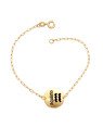 Pulseira Cartie Signos (Aquario c/ Resina) - CE - 15mm x 180mm - 2.19gr