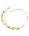 Pulseira Cartie c/ 4 Redondos Diamantados 3 Reticulado - CE - 6mm x 180mm - 2.34gr