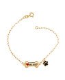Pulseira Cartie c/ Osso My Dog 1 Pata p/ Resina - CE - 8mm x 180mm - 2.00gr