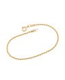 Pulseira  Cordao Baiano 1.5mm  - CS - 1mm x 200mm - 2.00gr