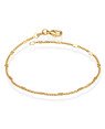 Pulseira c/ Coracao Liso 1mm - CS - 1mm x 180mm - 1.03gr