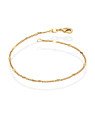 Pulseira c/ Oval Liso 1mm - CS - 1mm x 180mm - 1.06gr