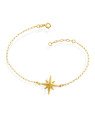 Pulseira Corrente Cartie c/ Estrela 18mm Lisa - CE - 18mm x 180mm - 1.70gr