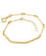 Pulseira c/ 9 Palitos Diamantados 15mm - CE - 1mm x 180mm - 1.80gr