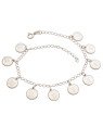 Pulseira AG "10 Mandamentos" (Pendurados) - G3 - 8mm x 200mm - 6.90gr