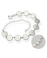 Pulseira AG "Os Dez Mandamentos" (S/ Envelhecer) - G3 - 8mm x 200mm - 6.35gr