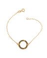 Pulseira c/ Redondo 15mm Entrego/Confio/Aceito/Agradeco - CE - 15mm x 180mm - 2.08gr