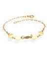 Pulseira Cartie c/ 5 Redondos Liso 6mm - CE - 6mm x 180mm - 1.60gr