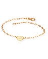 Pulseira Cartie c/ Coracao c/ Raios  - CE - 10mm x 180mm - 1.62gr
