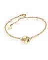 Pulseira Gato "Meu Filho Tem 4 Patas" 1 Coracao Liso  - CE - 12mm x 200mm - 2.70gr