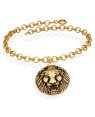 Pulseira Elo Portugues c/ Leao De Juda  - CE - 15mm x 180mm - 4.20gr
