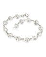 Pulseira AG c/ 14 Solzinho c/ Carinha  - G3 - 8mm x 180mm - 7.17gr